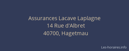 Assurances Lacave Laplagne