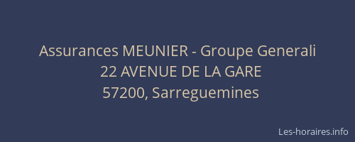 Assurances MEUNIER - Groupe Generali