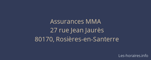 Assurances MMA
