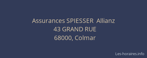 Assurances SPIESSER  Allianz