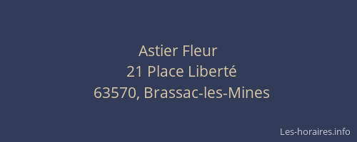 Astier Fleur