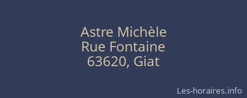 Astre Michèle
