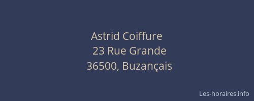 Astrid Coiffure