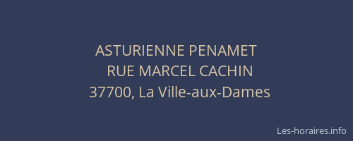 ASTURIENNE PENAMET