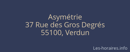 Asymétrie