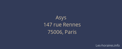 Asys