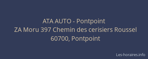 ATA AUTO - Pontpoint