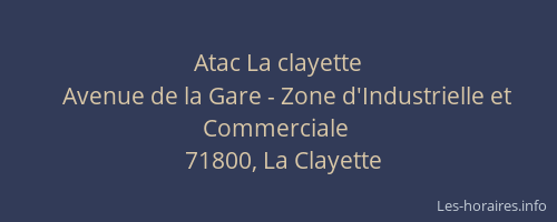 Atac La clayette