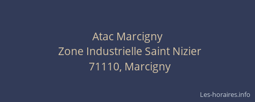 Atac Marcigny