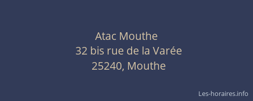 Atac Mouthe