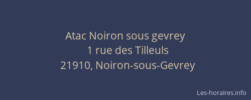 Atac Noiron sous gevrey