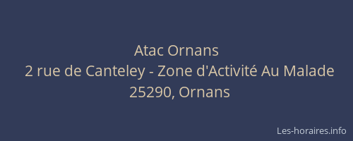 Atac Ornans