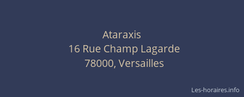 Ataraxis