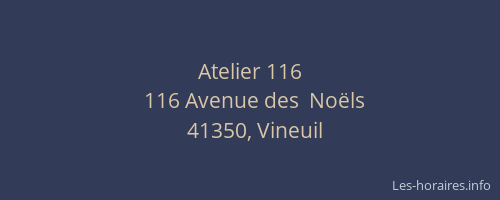 Atelier 116