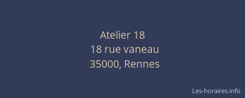 Atelier 18