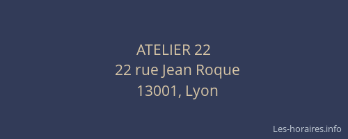 ATELIER 22