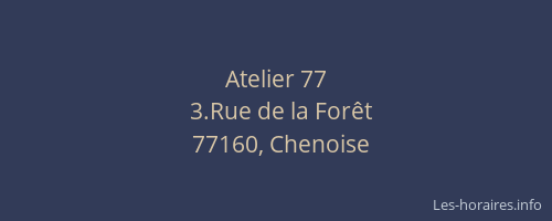Atelier 77