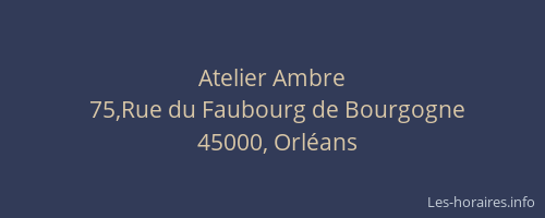 Atelier Ambre