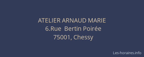 ATELIER ARNAUD MARIE