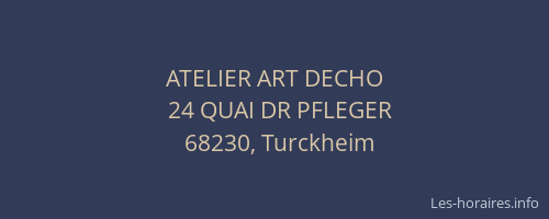ATELIER ART DECHO