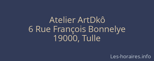 Atelier ArtDkô