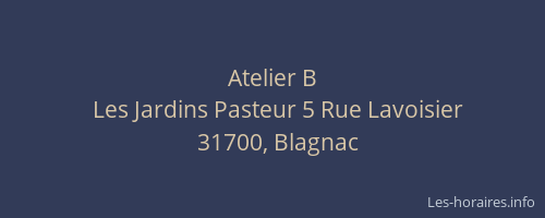 Atelier B