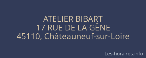 ATELIER BIBART