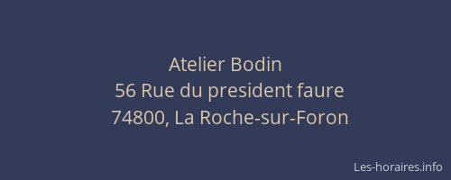 Atelier Bodin