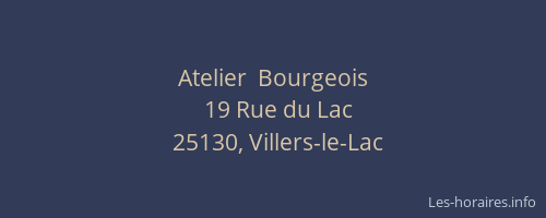 Atelier  Bourgeois