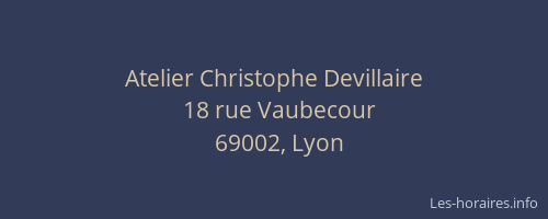 Atelier Christophe Devillaire