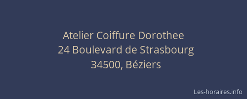 Atelier Coiffure Dorothee