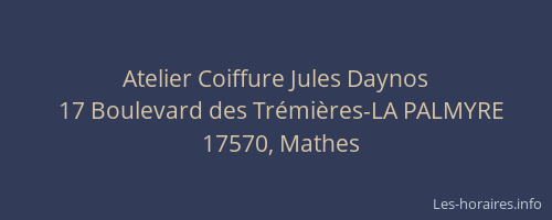 Atelier Coiffure Jules Daynos