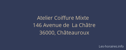 Atelier Coiffure Mixte