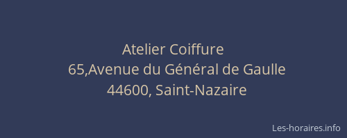 Atelier Coiffure