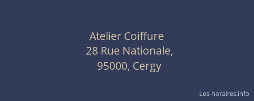 Atelier Coiffure