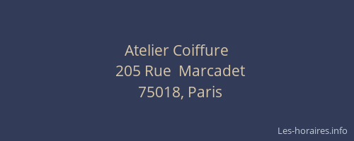 Atelier Coiffure