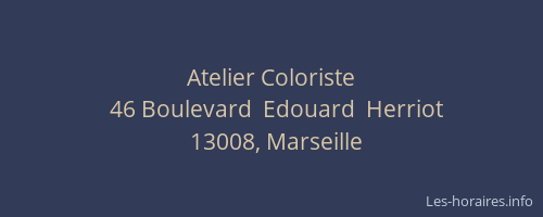 Atelier Coloriste