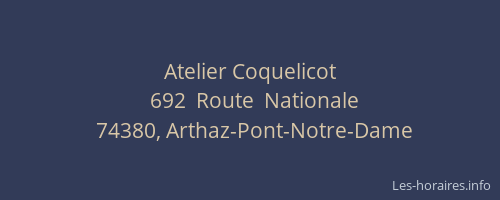 Atelier Coquelicot