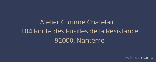 Atelier Corinne Chatelain