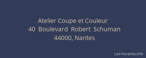 Atelier Coupe et Couleur
