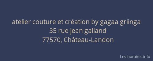 atelier couture et création by gagaa griinga