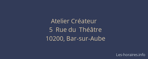 Atelier Créateur