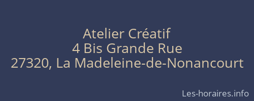 Atelier Créatif