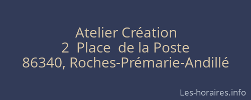 Atelier Création