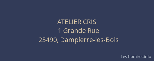 ATELIER'CRIS