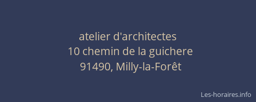 atelier d'architectes