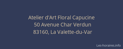 Atelier d'Art Floral Capucine