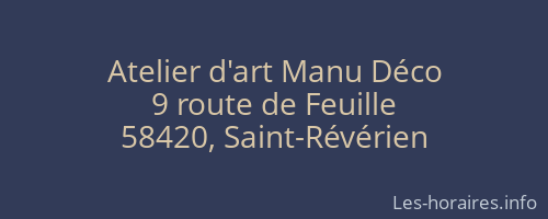 Atelier d'art Manu Déco