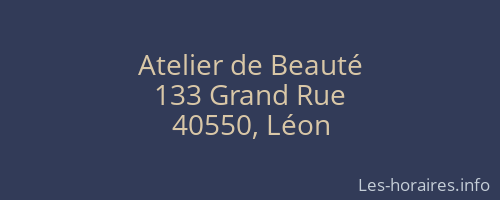 Atelier de Beauté