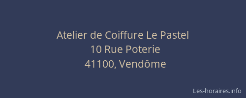 Atelier de Coiffure Le Pastel